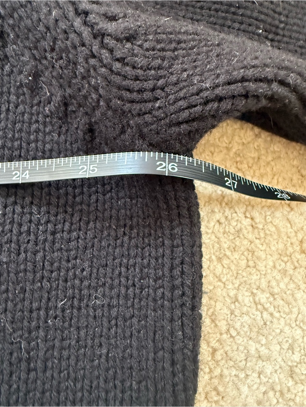Reformation Black Crewneck Womens Wool Sweater/ The Gwen size small - Picture 5 of 16